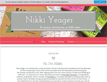 Tablet Screenshot of nikkiyeager.com